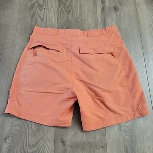 Royal Robbins Shorts Women 6 Orange Hiking Fishing Nylon Gorpcore Pockets Lounge